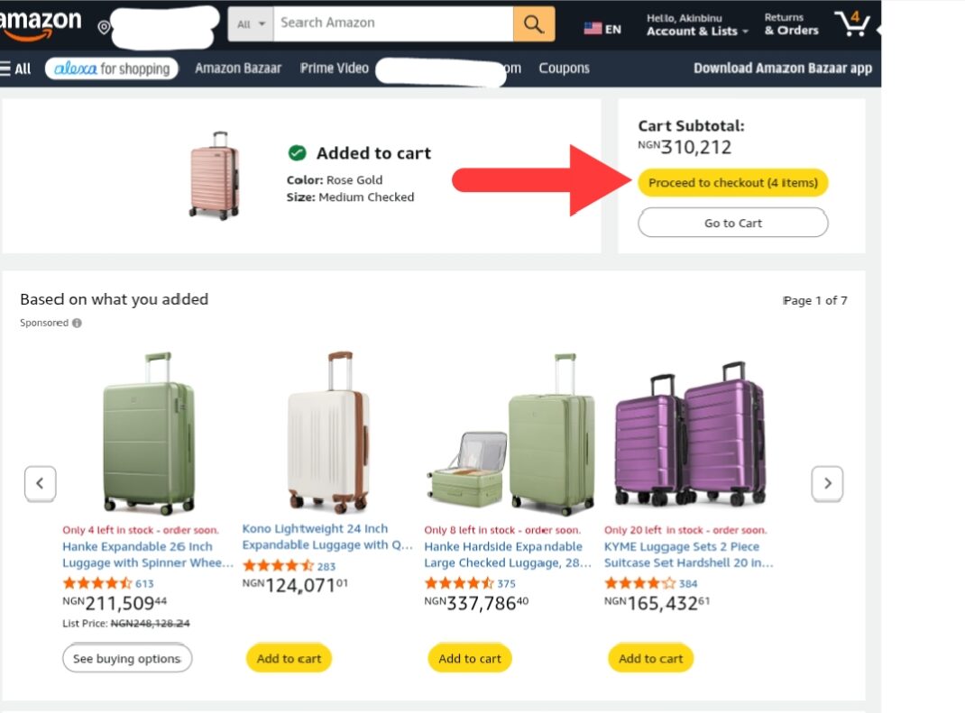 Proceed to checkout 