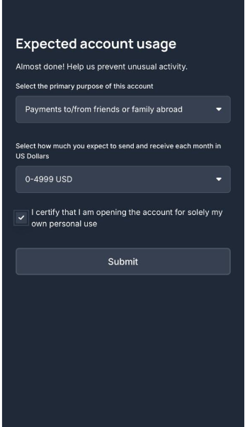 How to open a USD account