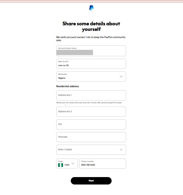 How to create a PayPal account in Nigeria