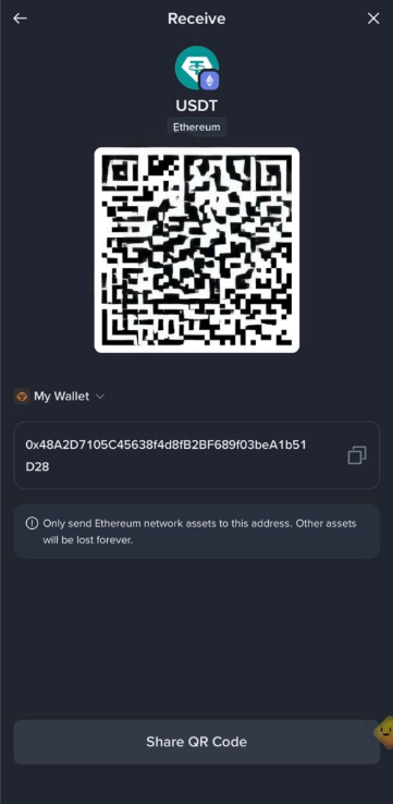 USDT wallet address