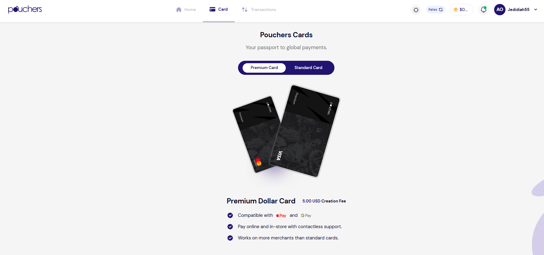 Pouchers vs ALAT virtual dollar card