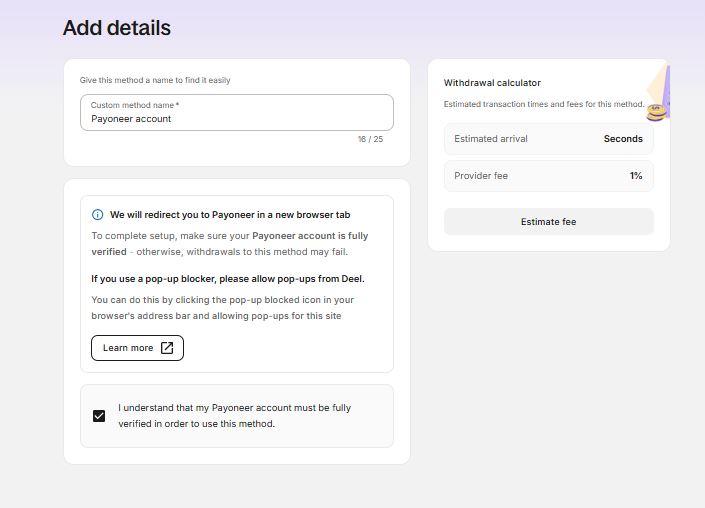 How to withdraw from Deel in Nigeria